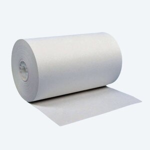 4 1/2" x 150' White 1-Ply Bond Paper Rolls (25 Rolls) - B412-150
