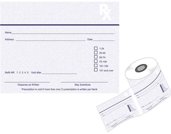 Tamper-Proof Rx Paper for IN State