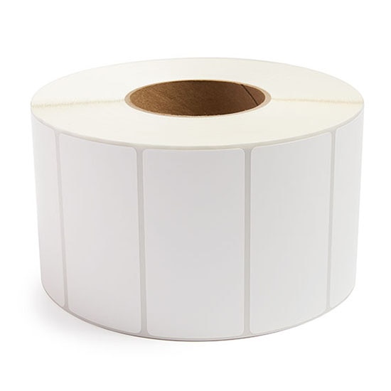 4" x 2" Removable Adhesive Industrial Direct Thermal Labels, 3” Core, 2,900 Labels/Roll (4 Rolls)