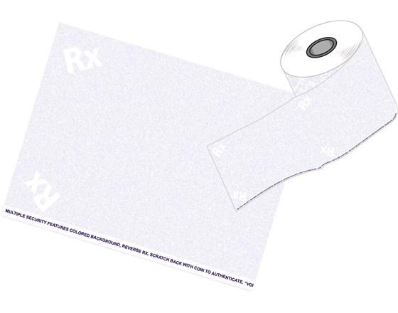 Secure Tamper-Proof Rx Paper Rolls