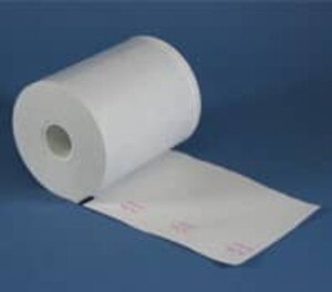 4 3/8" wide Thermal Prescription Rx Paper Rolls, with timing mark, 12 rolls/case - RX4.4SM