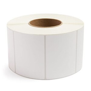 4" x 3" Removable Adhesive Industrial Direct Thermal Labels, 3” Core, 1,900 Labels/Roll (4 Rolls)