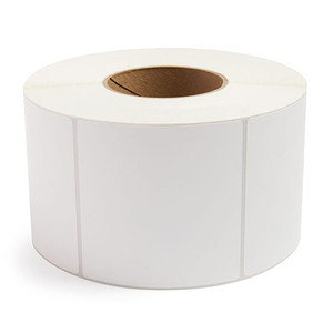 4" x 4" Removable Adhesive Industrial Thermal Transfer Labels, 3” Core, 1,500 Labels/Roll (4 Rolls) - L-RTT8-400400-3P REM