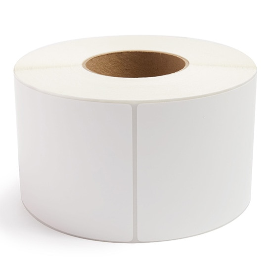 4" x 6" Removable Adhesive Industrial Direct Thermal Labels, 3” Core, 1,000 Labels/Roll (4 Rolls)