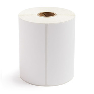 4" x 6" Removable Adhesive Desktop Thermal Transfer Labels, 1” Core, 250 Labels/Roll (12 Rolls)
