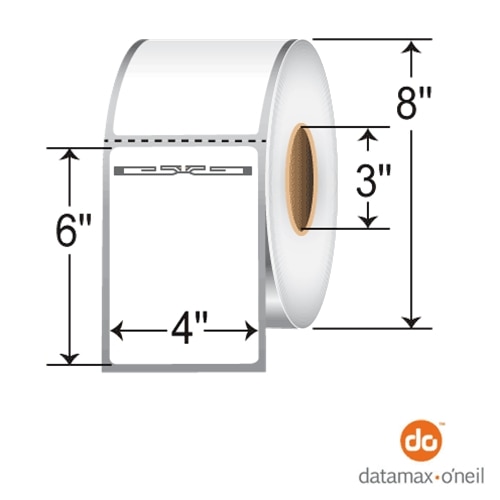 4” x 6” RFID Thermal Transfer Labels with Alien Squiggle Inlay for Datamax (5 Rolls)