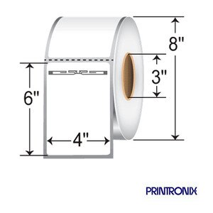 4” x 6” RFID Thermal Transfer Labels with Alien Squiggle Inlay for Printronix (5 Rolls) - L-RFID-4-6-ALN9840-800-3-P