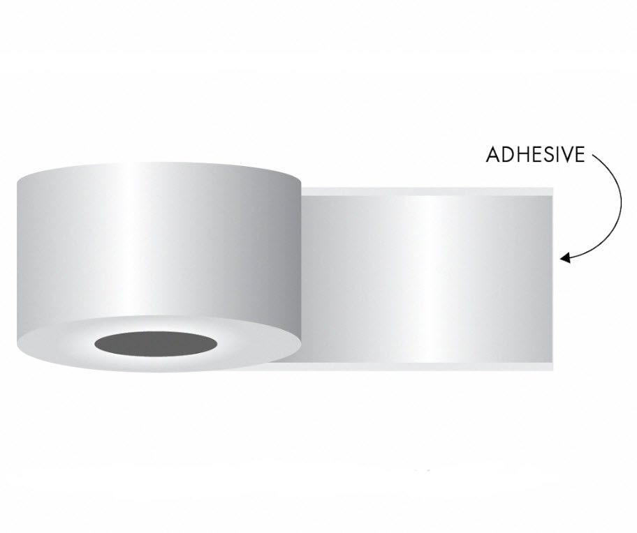 58mm (2.28") x 65m Weigh Scale Linerless Thermal Label Rolls - HotMelt Permanent Adhesive (36 Rolls)