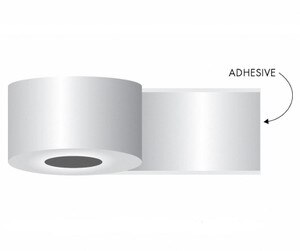58mm (2.28") x 65m Weigh Scale Linerless Thermal Label Rolls - HotMelt Permanent Adhesive (36 Rolls) - LL-01PA-58-65-36-40