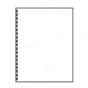 8 1/2" x 11" 24# 19-Hole GBC Punch Paper, 2,500 sheets - LC-30772