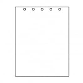 8 1/2" X 11" 24# 5-Hole Punch Top Paper, 2,500 sheets