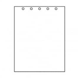 8 1/2" X 11" 24# 5-Hole Punch Top Paper, 2,500 sheets