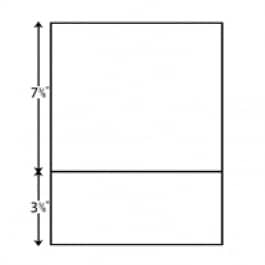 8 1/2" X 11" 24# Perforated 3 5/8" From Bottom, 2,500 sheets