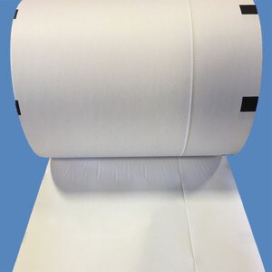 8" Thermal Boarding Pass Paper, Right Side Perforated, Black Sense Marks (4 Rolls) - AIR-T28635SENPERF-R