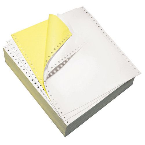 9 1/2'' x 11'', 2 Ply Carbonless Report Printer Paper, W/C, 1700 Sheets