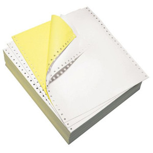 9 1/2'' x 11'', 2 Ply Carbonless Report Printer Paper, W/C, 1700 Sheets - CP-P01-7912N