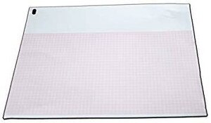 Burdick Compatible 007868 Recording Chart Paper, 8.5" x 11", Z Fold, Red Grid Lines, 10 Pack/Case - MP-7868