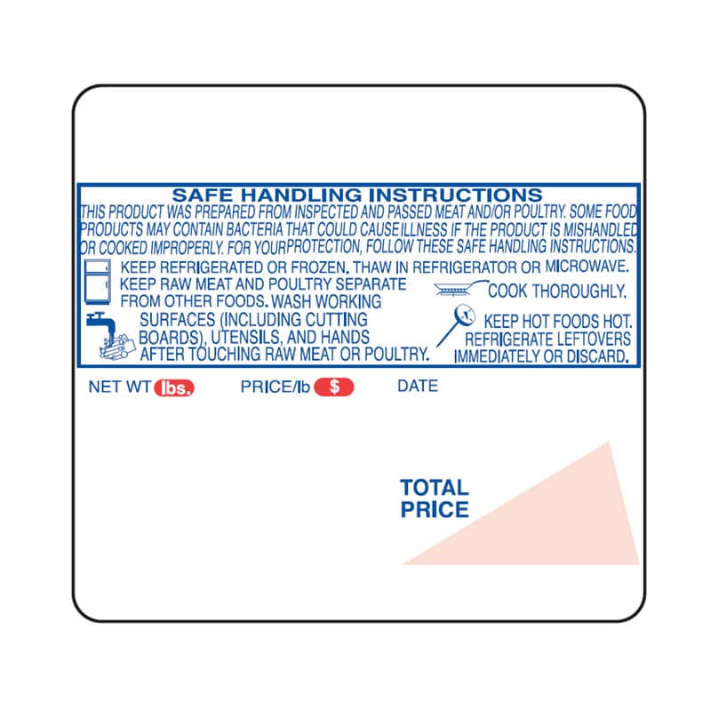 Ishida AC-Series, BC-3000 / 4000 2.50" x 2.32" Astra UPC SHI Scale Labels (12 Rolls)