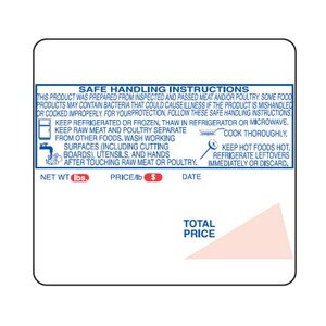 Ishida AC-Series, BC-3000 / 4000 2.50" x 2.32" Astra UPC SHI Scale Labels (12 Rolls) - SL-1848-SH