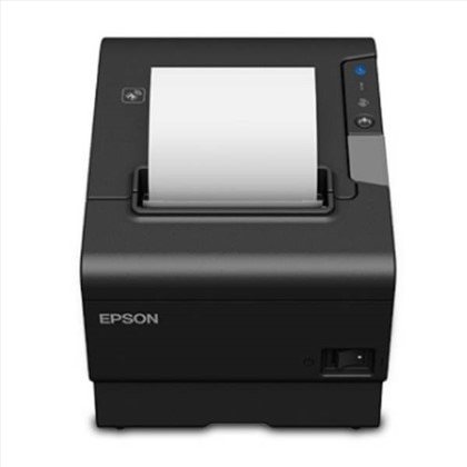 MICROS / Epson TM-T88VI Thermal Receipt Printer, w Power Supply, IDN Interface