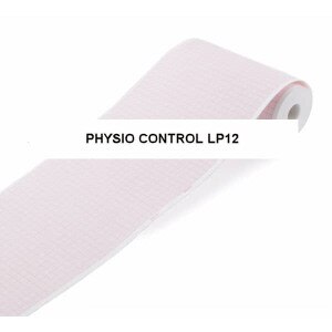 Physio Controls Compatible LP12 Ambulatory EMS Recording Chart Paper, Red Grid, 108mm x 75' - MP-LP12