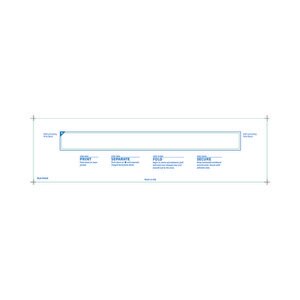 Adult Medical ID Wristband Laser Sheets, Clear Lamination (1500 Sheets) - L-WB-PLS-101AX