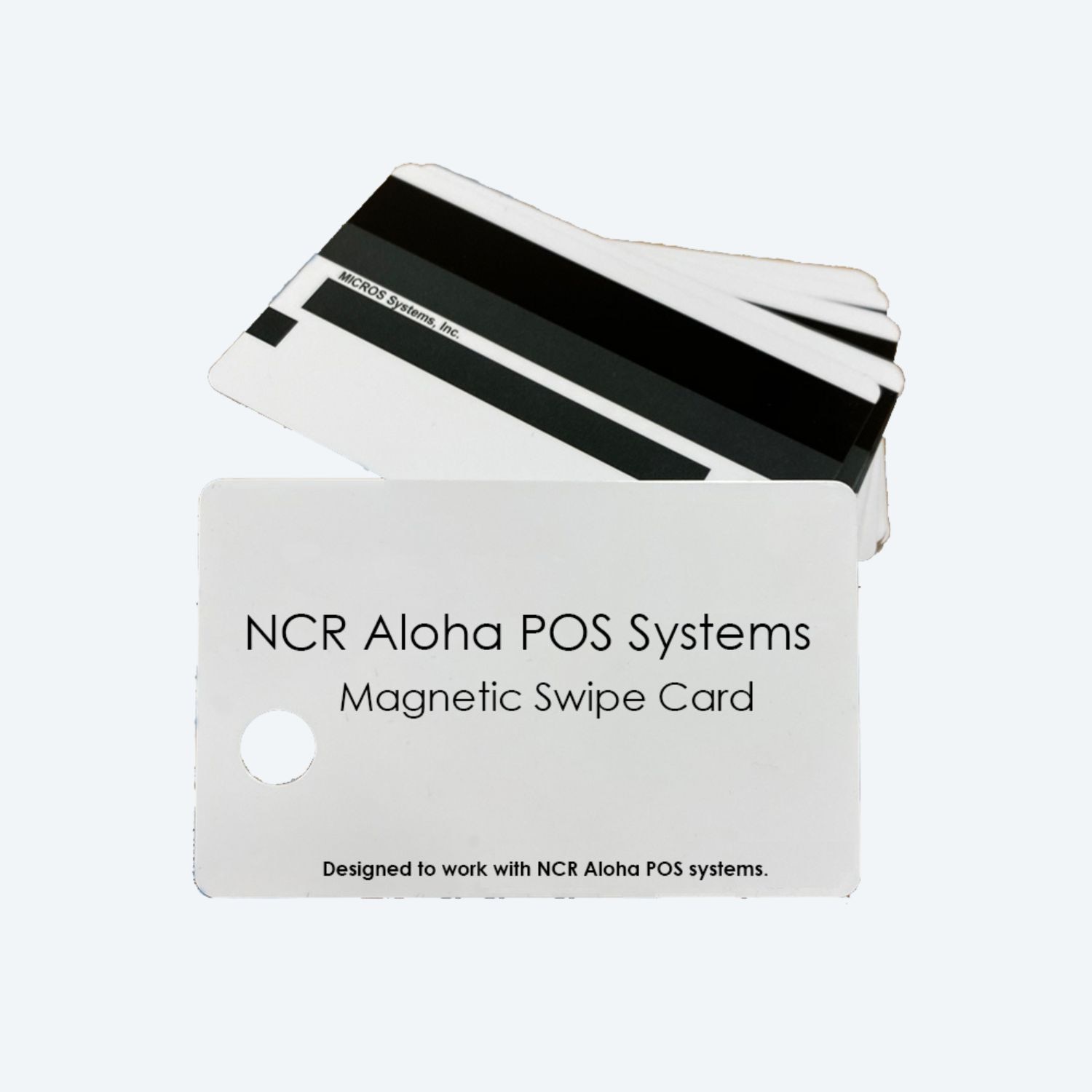 NCR Aloha POS Magnetic ID Cards, 25/Set