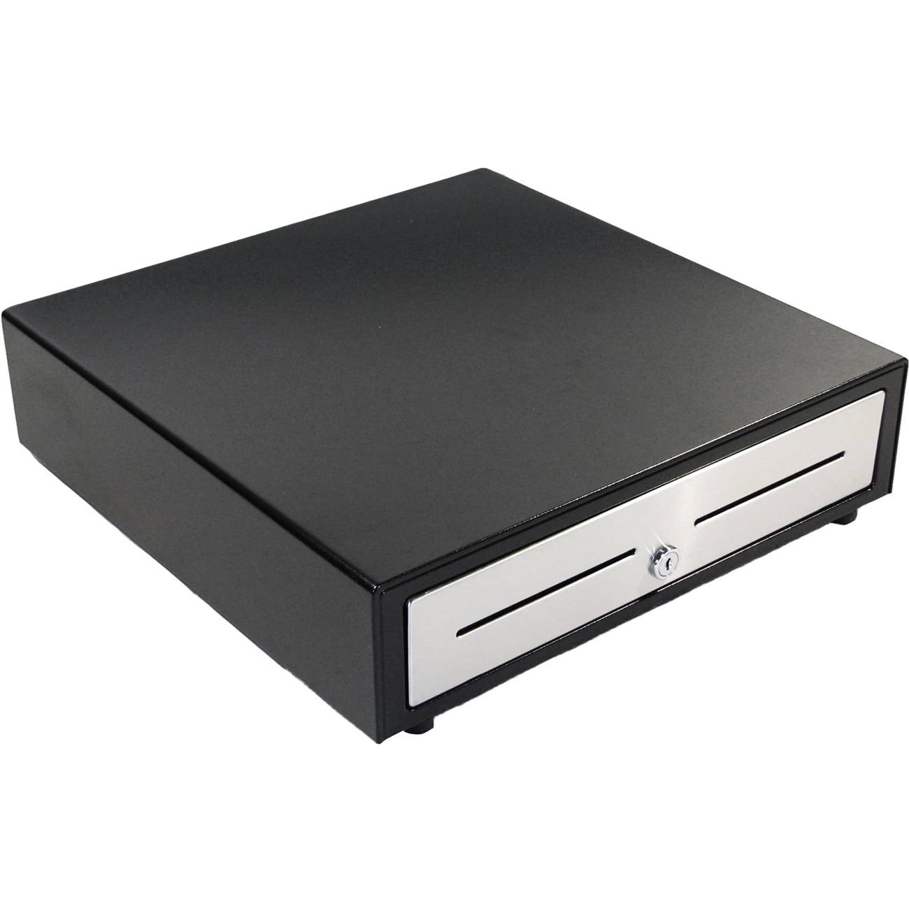 APG Series 100 Black Heavy Duty Square Cash Drawer