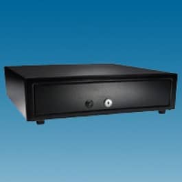 APG Vasario Series 1416 Black Manual Operation Standard Duty Cash Drawer