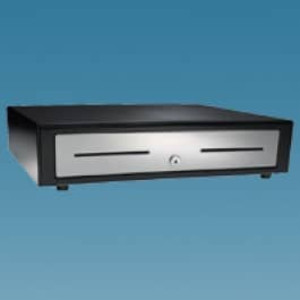 APG Vasario Series 1616 Standard Duty Cash Drawer with Stainless Steel Front - VBS320-BL1616