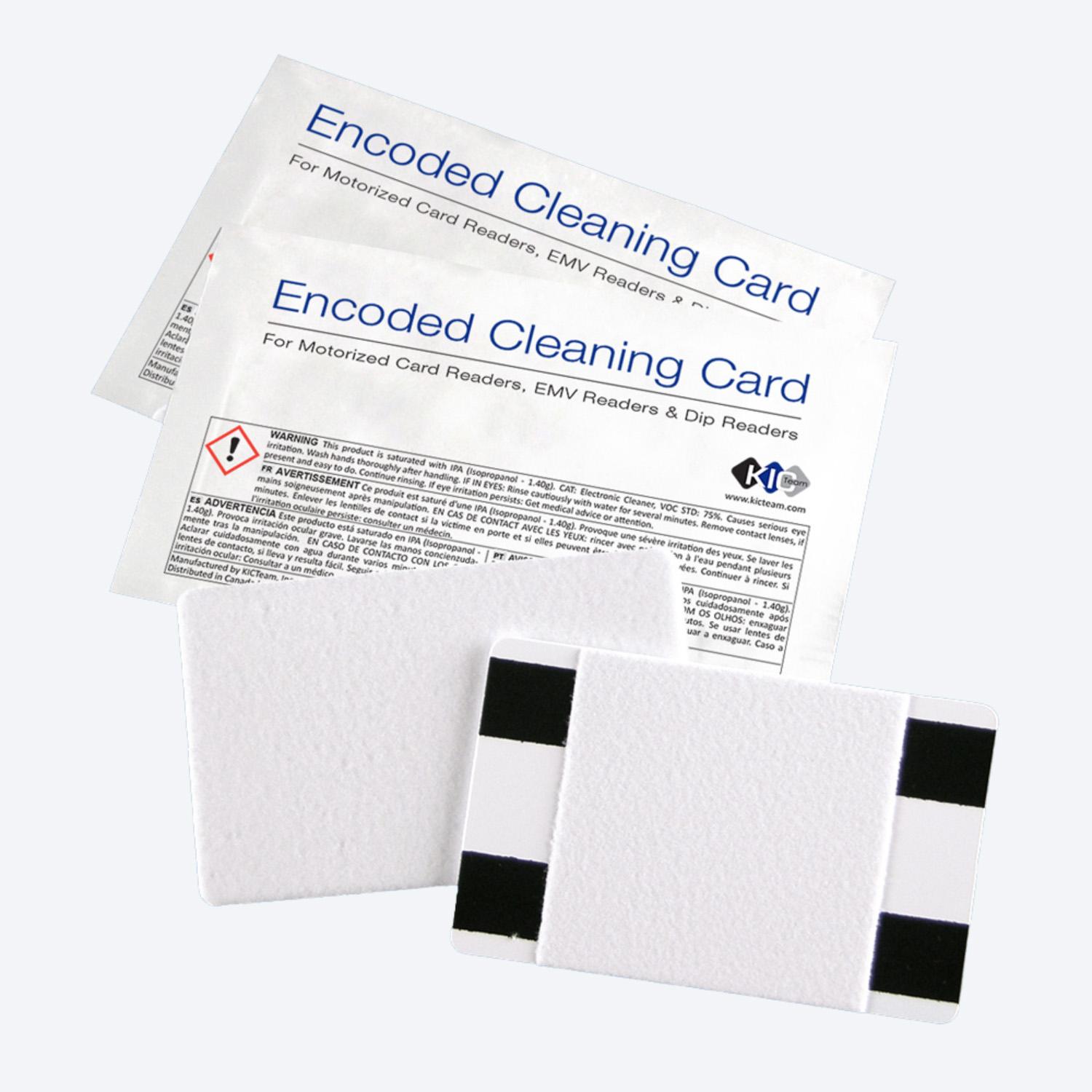 Encoded ATM Card Reader Cleaning Cards IPA,