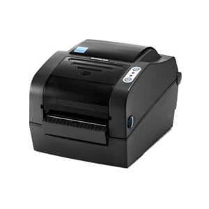 Bixolon SLP-TX420G 4" Thermal Transfer Desktop Label Printer - USB/Serial/Parallel, Dark Gray - BIX-SLP-TX420G