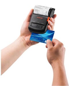 Bixolon SPP-R210BIKM mPOS Mobile Printer with MSR - Mfi Bluetooth