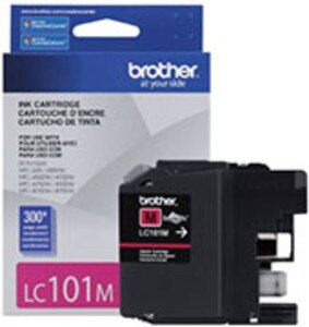 Brother LC101 Ink Cartridge Magenta, 300 Page Yield - IJ-LC101M