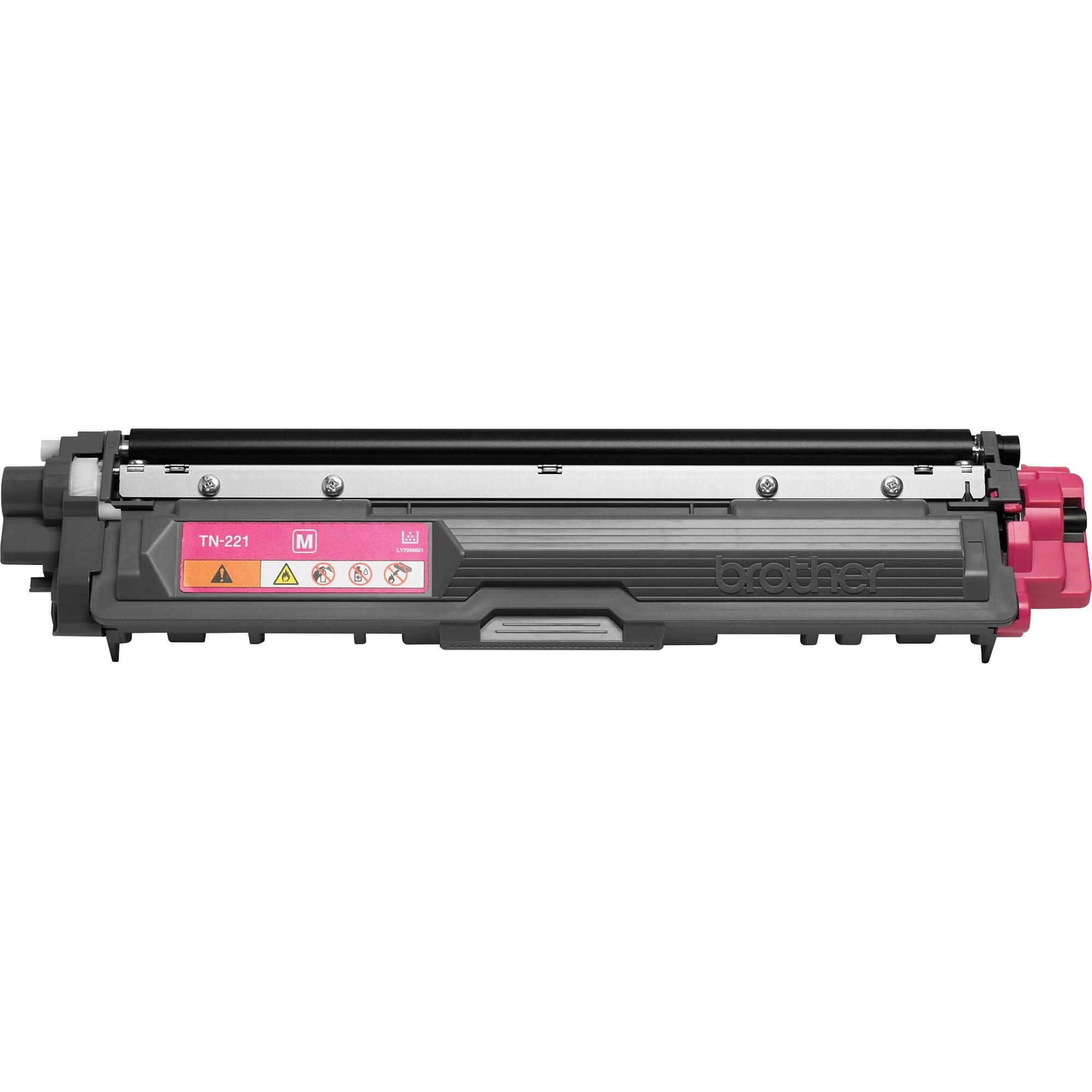 Brother TN221 Compatible Magenta Toner Cartridge, 1,400 Page Yield