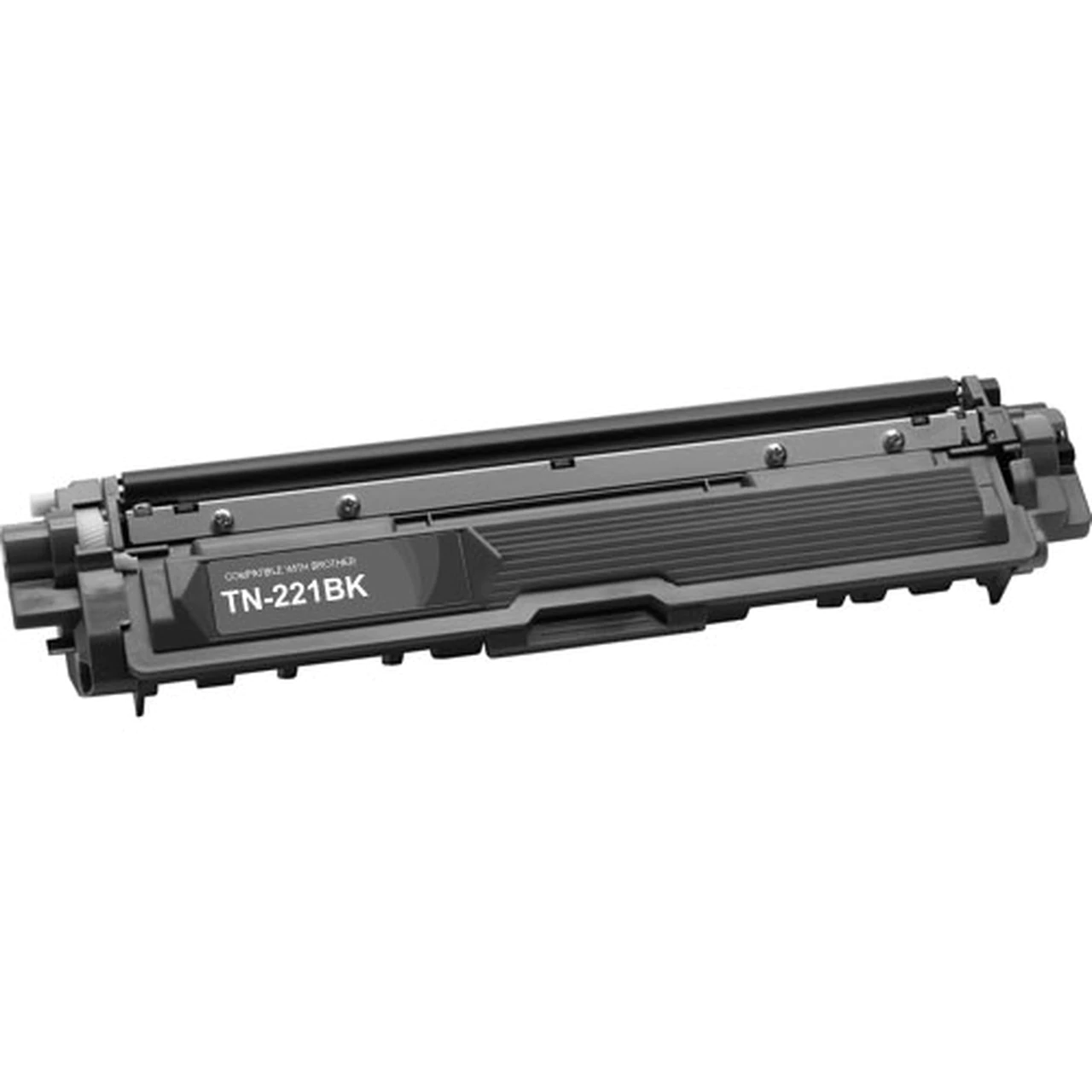 Brother TN221BK Compatible Black Toner Cartridge, 2,500 Page Yield
