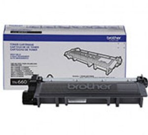 Brother TN660 Black Toner Cartridge, High Yield, 2,600 Page Yield - TON-TN660-OEM