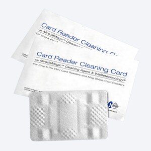 Card Reader Cleaning Cards with Waffletechnology & MiracleMagic, CR80, KW3-AHSCB40M (40 Cards) - KW3-AHSCB40M