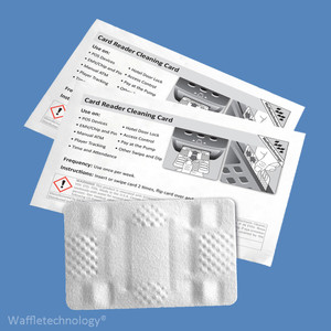 Card Reader Cleaning Card, Wafflete