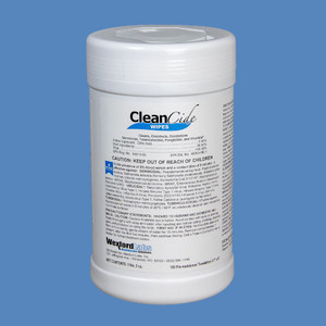 CleanCide EPA-Registered Disinfecting Wipes, Alcohol-Free, K2-WC100CC (100 Wipes/Canister)