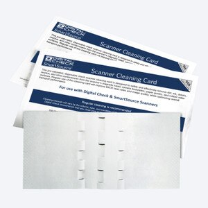 Digital Check Scanner Cleaning Cards with Waffletechnology, KWDCC-CS1B15WS (15 Cards) - KWDCC-CS1B15WS