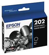 Epson 202 High-Yield Black Ink Cartridge, 550 pages