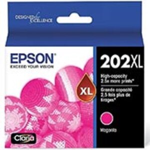 Epson 202 High-Yield Magenta Ink Cartridge, 470 pages - IJ-T202XL320S-CPT