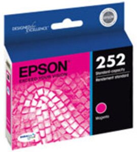 Epson 252 Series Magenta Ink Cartridge, 300 Page Yield - IJ-T252320