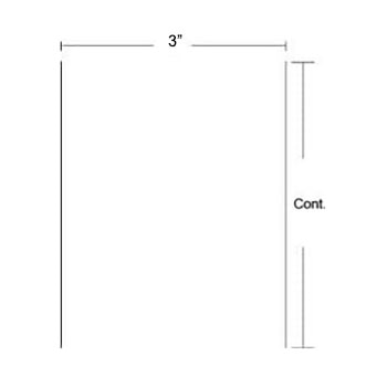 Epson ColorWorks C3400/C3500 3" x 80" Continuous Matte Film Labels (12 Rolls)