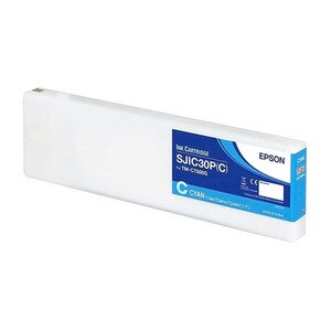 Cyan Inkjet Cartridge for for Epson ColorWorks C7500G, C33S020636 - IJ-EPS-C33S020636