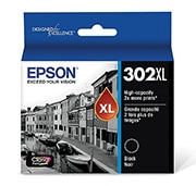 Epson T302XL020-S Black Ink Cartridge, Yield 550 pages