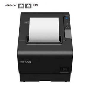Epson TM-T88VII Micros IDN Thermal Receipt Printer, Ethernet/USB/Serial, Bluetooth, Black