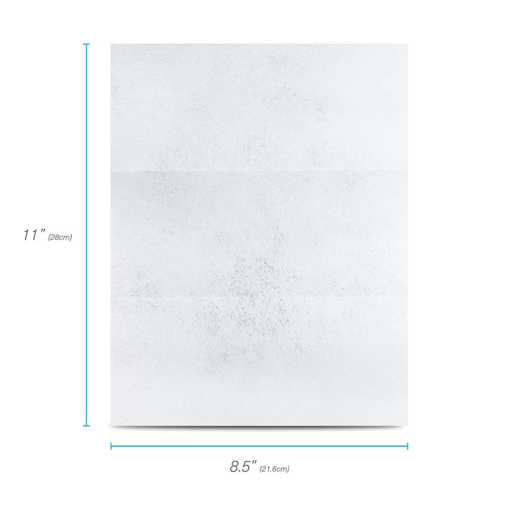 8.5" x 11" EZ Printer/Copier/Fax Cleaning Sheets, K2-PCFB15 (15 Sheets)