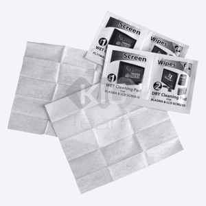 EZ View Screen Wipes, Dual Wet/Dry Solution Wipes, K2-WSDT25CD (50 Wipes) - K2-WDT25